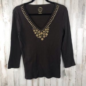 Michael Michael Kors Ribbed Shirt Size Large NWT